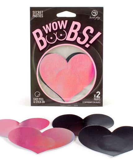 Secret Play – Wow Boobs! Herz-Nippelabdeckungen