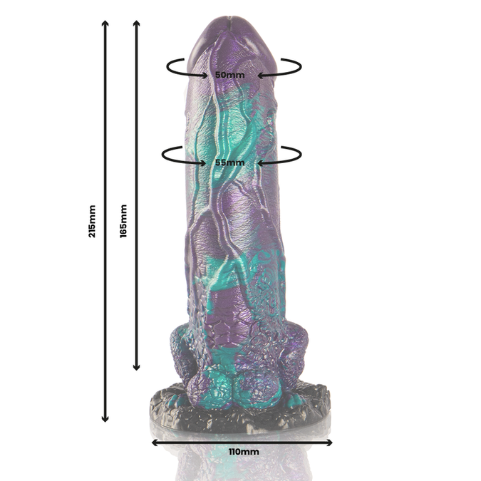Epic – Basilisk Dildo Doppel Schuppiger Pleasure Große Größe