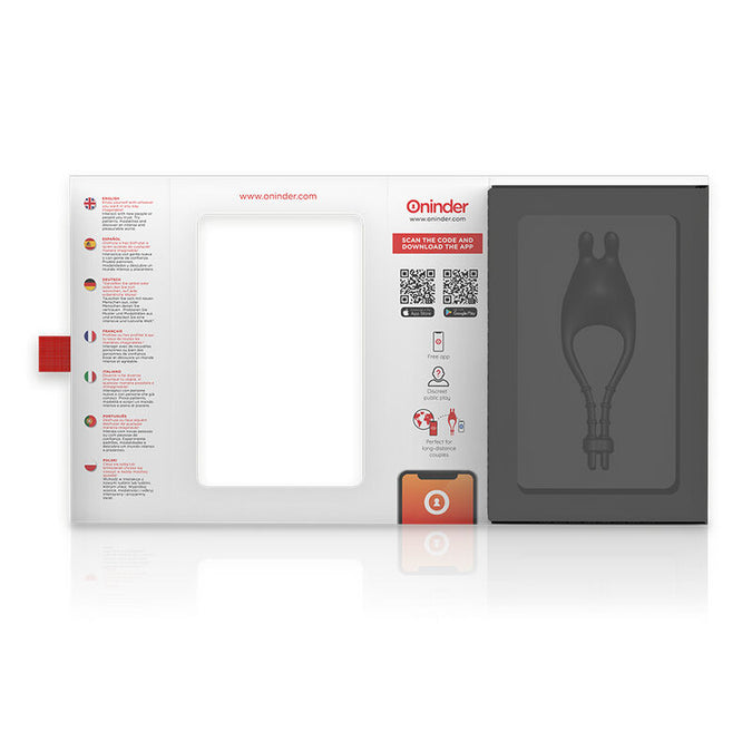 Oninder – Pampa Rechargeable Adjustable Vibrator Ring With Clitoris Stimulator 10 Speed – Free App