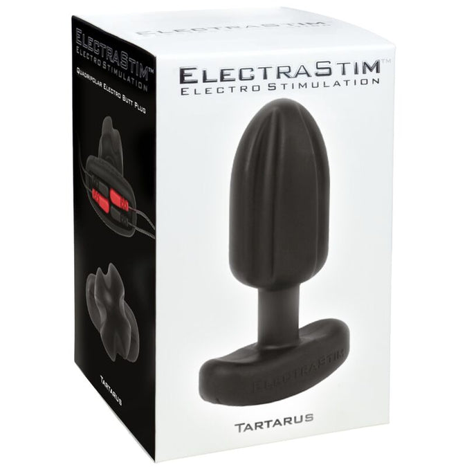 ElectraStim – Tartarus Anal Plug Quadripolar Silikon Schwarz