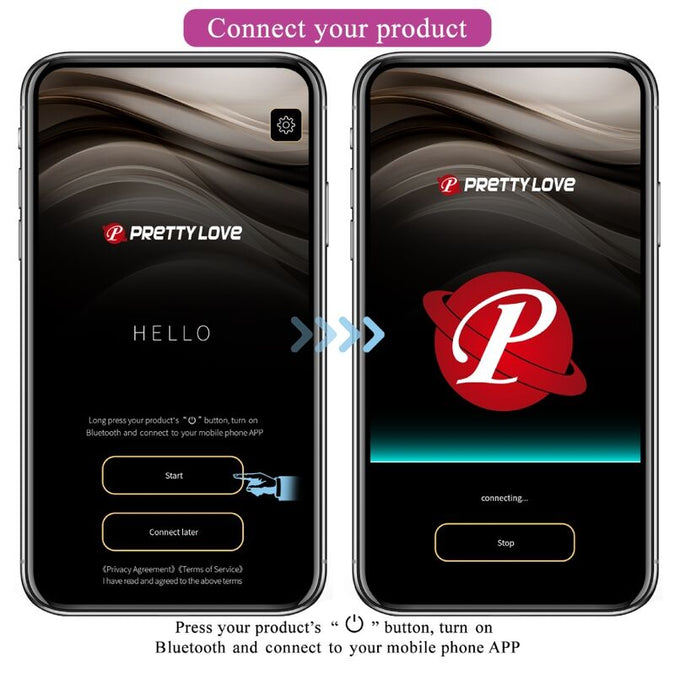Pretty Love – Ethan Wiederaufladbarer Vibrator Lila