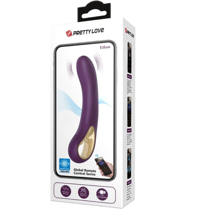 Pretty Love – Ethan Wiederaufladbarer Vibrator Lila
