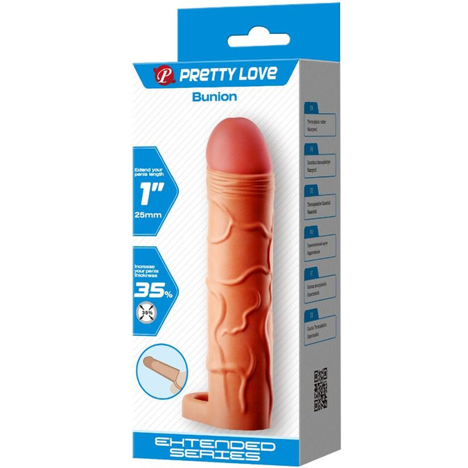 Pretty Love – Bunion Penisverlängerungsabdeckung in Hautfarbe