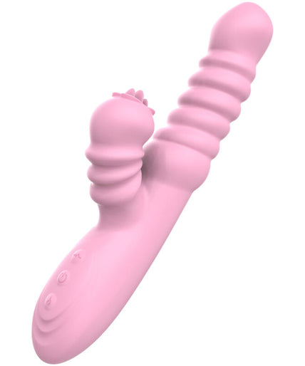 Armony – Vibrator Multifunction With Stimulating Tongue Heat Effect Pink