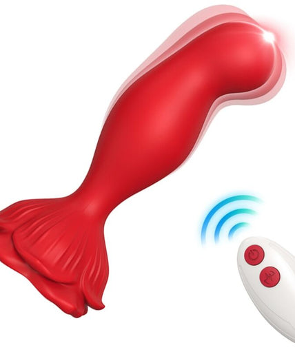 Armony – Pink Vibrator & Anal Plug Remote Control Red