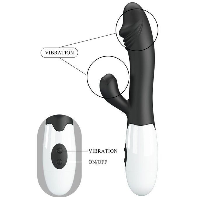 Pretty Love – Snappy G – Spot-Vibrator Schwarz