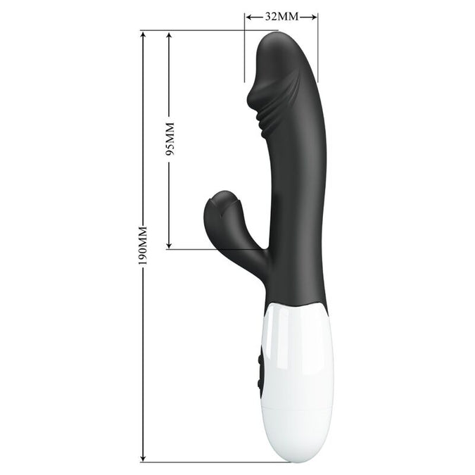 Pretty Love – Snappy G – Spot-Vibrator Schwarz