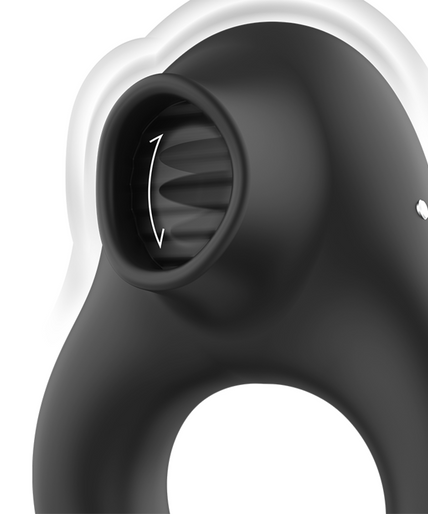 Armony – Silicone Vibrator Ring 3 Motors Rechargeable Black – Gold