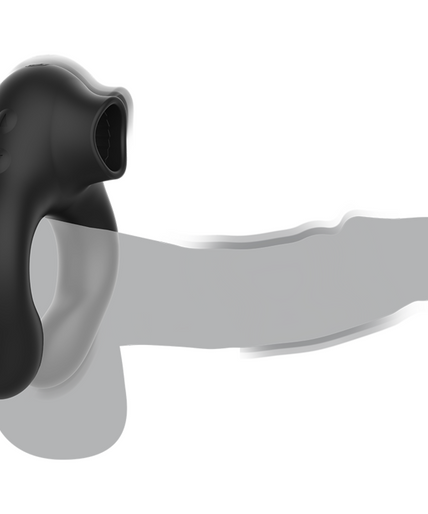 Armony – Silicone Vibrator Ring 3 Motors Rechargeable Black – Gold