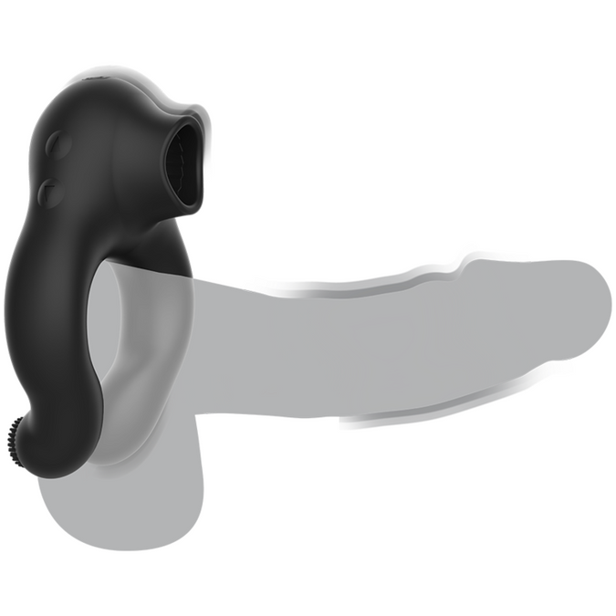 Armony – Silikon Vibrator Ring 3 Motoren Wiederaufladbar Schwarz – Gold