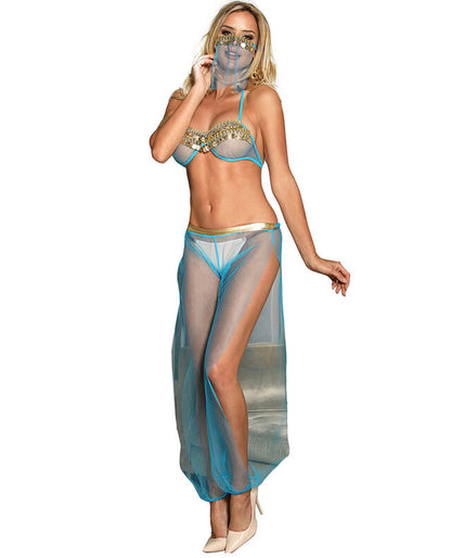 Subblime – India Style Blue Lingerie Set L/xl