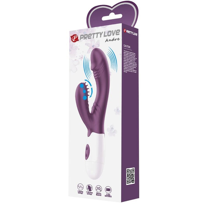 Pretty Love – Andre Rabbit Vibrator & G – Punkt Stimulator Lila 