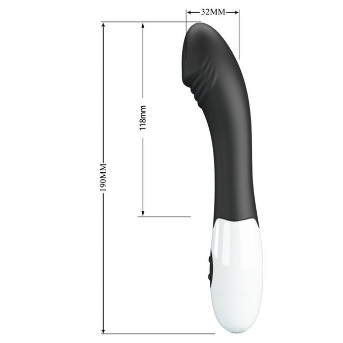Pretty Love – Elemental G – Spot-Vibrator 30 Modi Schwarz