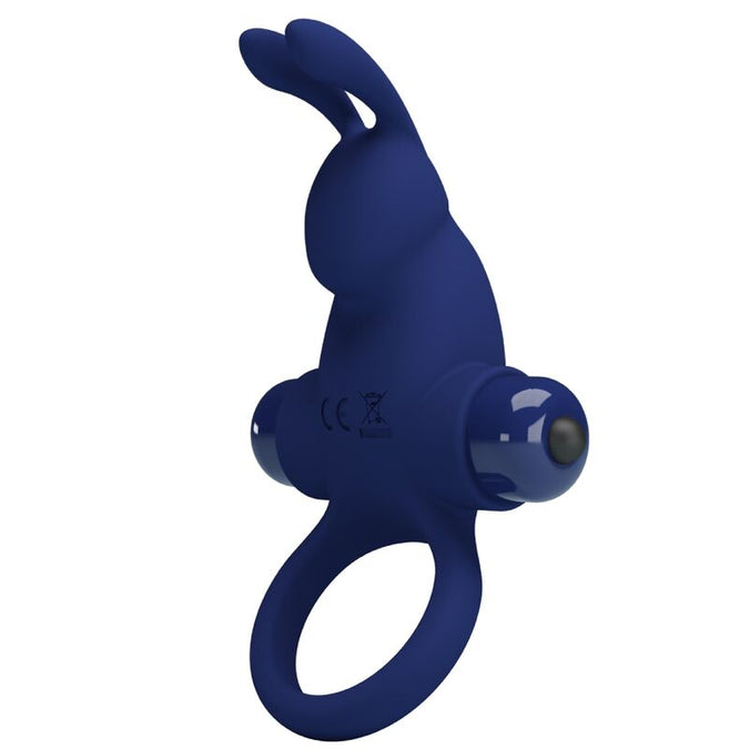 Pretty Love – Jiro Rabbit Ring mit Vibration Blau