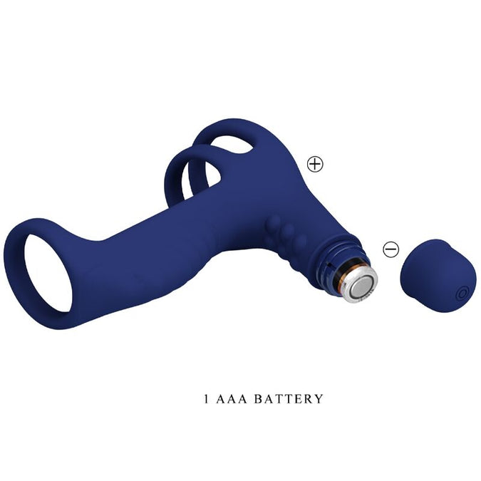 Pretty Love – Elish Vibrationsring mit Verlängerung Blau