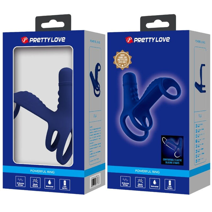 Pretty Love – Elish Vibrationsring mit Verlängerung Blau