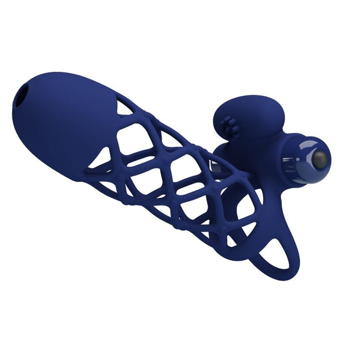 Pretty Love – Giann Vibrationsring mit Silikonhülle Blau