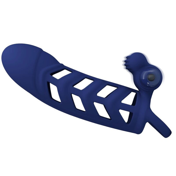 Pretty Love – Altaf Vibrationsring mit Silikonhülle Blau