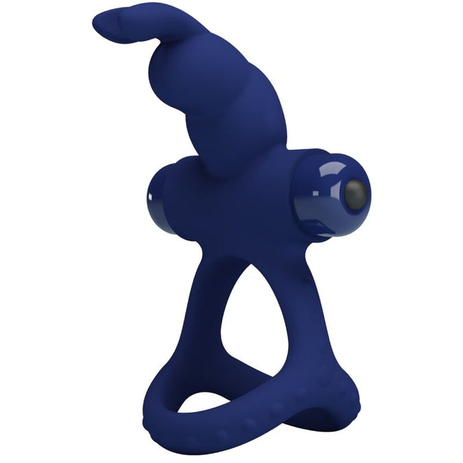 Pretty Love – Luchito Double Vibrating Ring Rabbit Blue