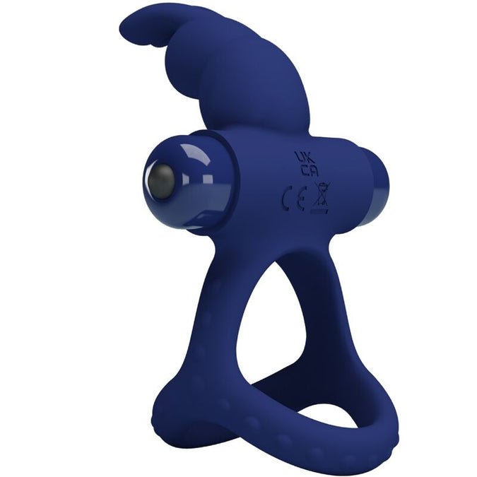 Pretty Love – Luchito Double Vibrating Ring Rabbit Blue
