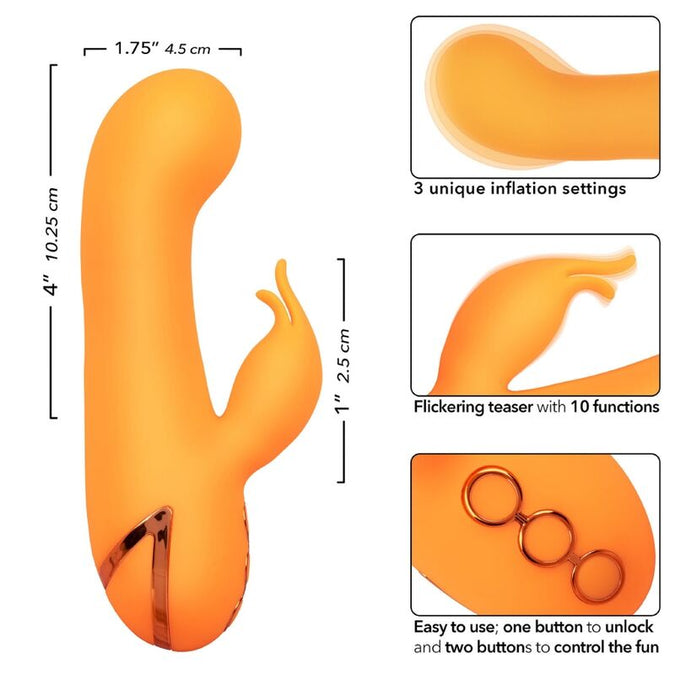 Calexotics – Montecito Muse Rabbit Vibrator Orange von California Dreaming