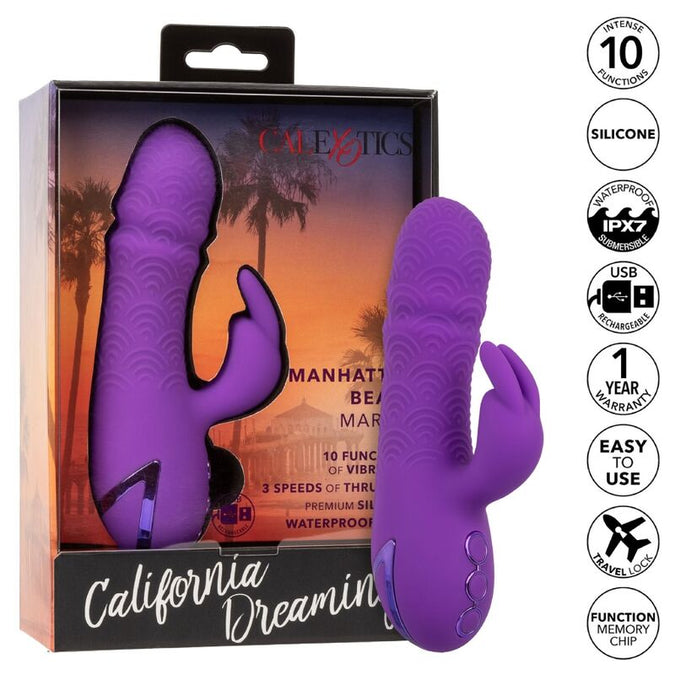 Calexotics – Manhattan Beach Marvel Rabbit Vibrator Lila von California Dreaming