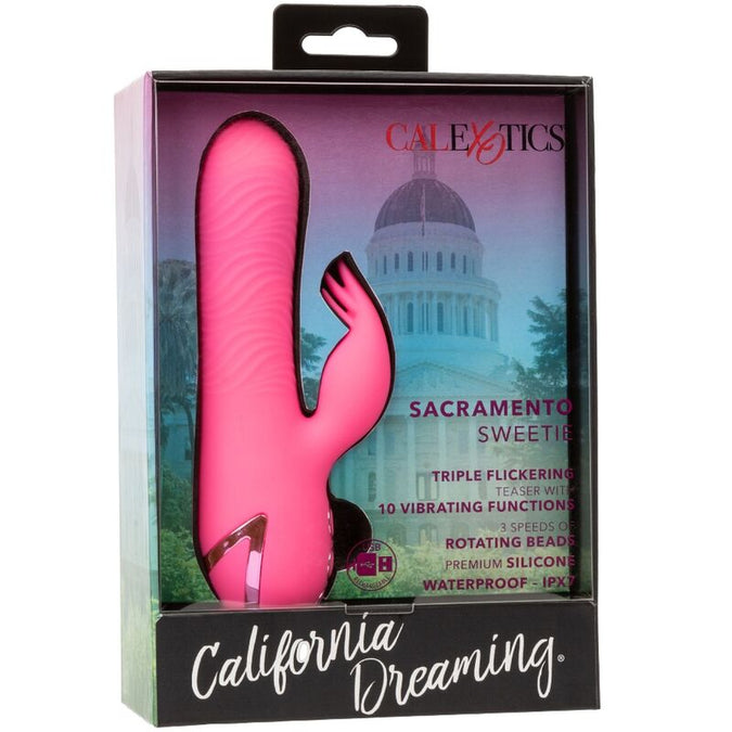 Calexotics – Sacramento Sweetie Rabbit Vibrator Pink von California Dreaming