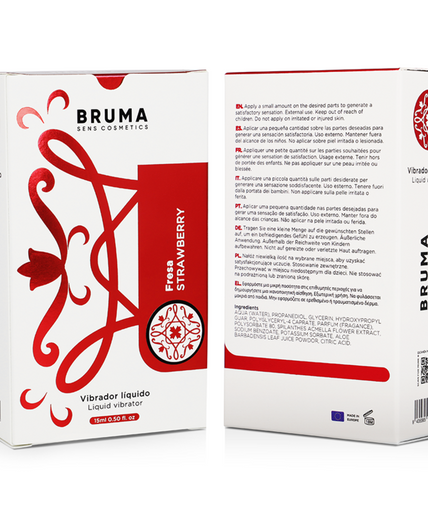 Bruma – Liquid Vibrator Ultra Sliding Erdbeere 15 Ml 