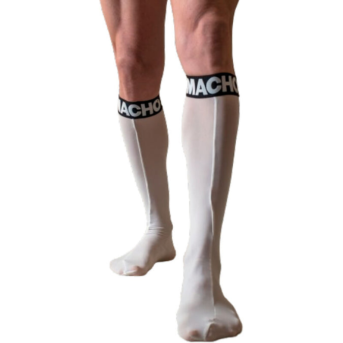Macho – Thin Socks One Size White