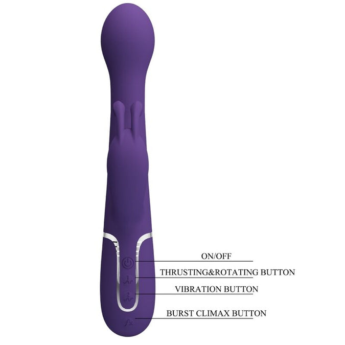 Pretty Love – Dejon Rabbit Vibrator 3 In 1 Multifunktion Lila