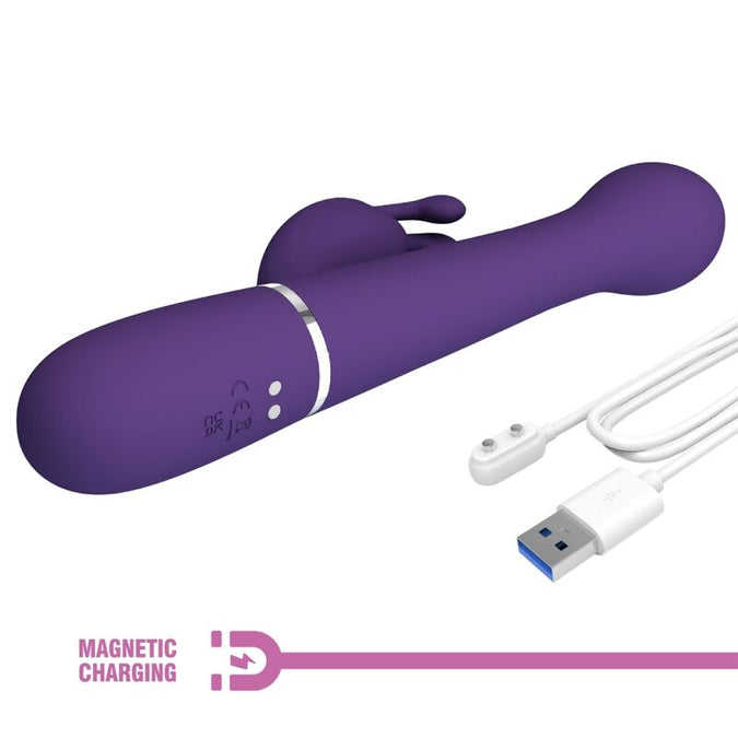 Pretty Love – Dejon Rabbit Vibrator 3 In 1 Multifunktion Lila
