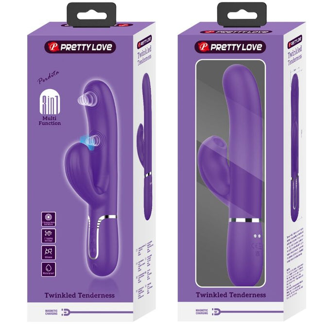 Pretty Love – Perlita G – Spot Vibrator 3 In 1 Multifunktion Lila
