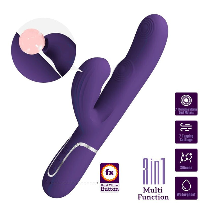 Pretty Love – Perlita G – Spot Vibrator 3 In 1 Multifunktion Lila