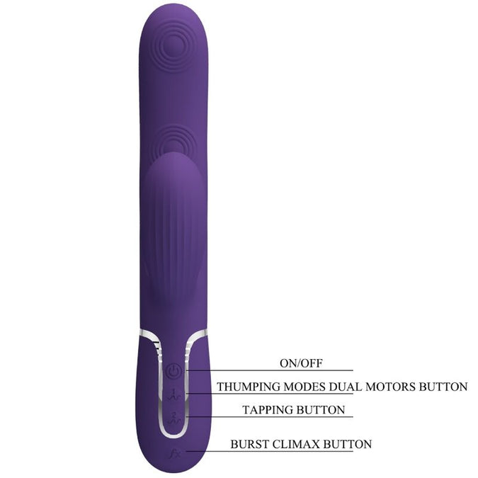 Pretty Love – Perlita G – Spot Vibrator 3 In 1 Multifunktion Lila