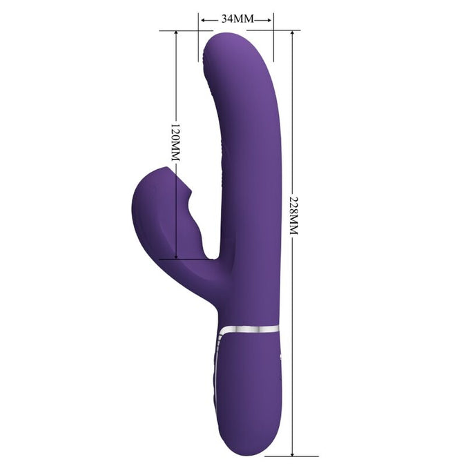 Pretty Love – Perlita G – Spot Vibrator 3 In 1 Multifunktion Lila