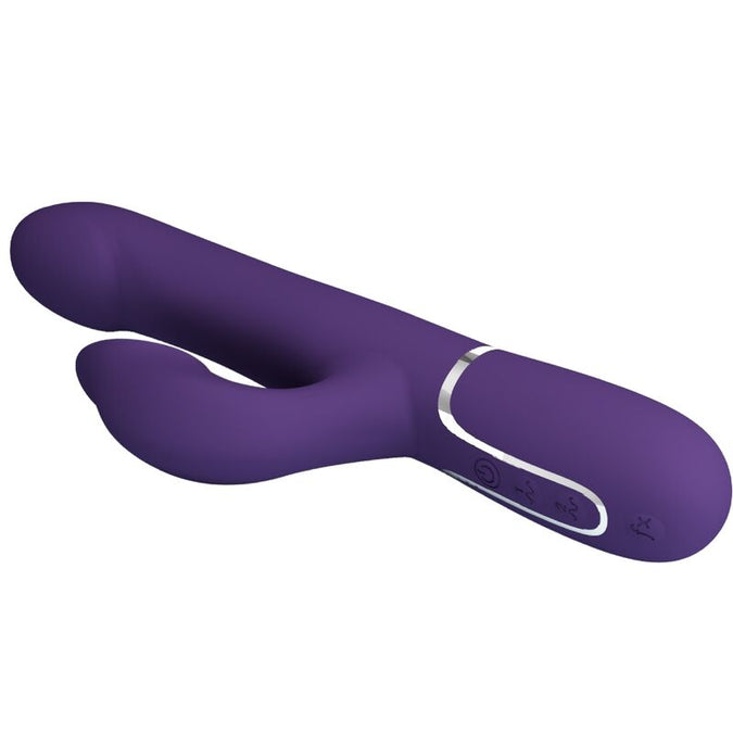 Pretty Love – Zalin Rabbit Vibrator Perlen 4 in 1 Lila