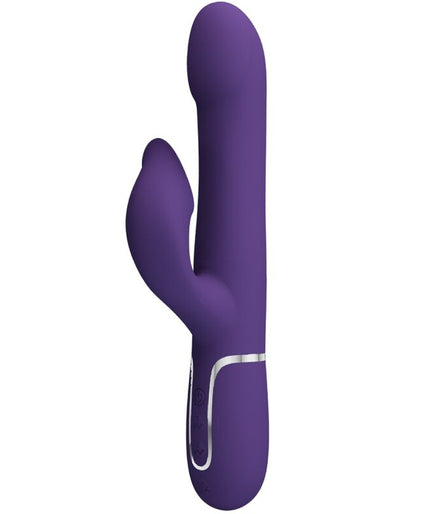 Pretty Love – Zalin Rabbit Vibrator Pearls 4 In 1 Purple