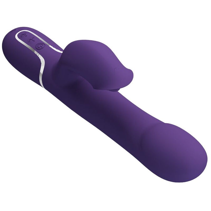 Pretty Love – Zalin Rabbit Vibrator Perlen 4 in 1 Lila