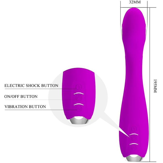 Pretty Love – Hector Elektroschock Vibrator mit kostenloser App Violett