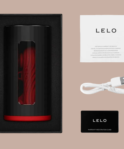 LELO – F1S V3 Männlicher Masturbator – Rot - von Pleasurements