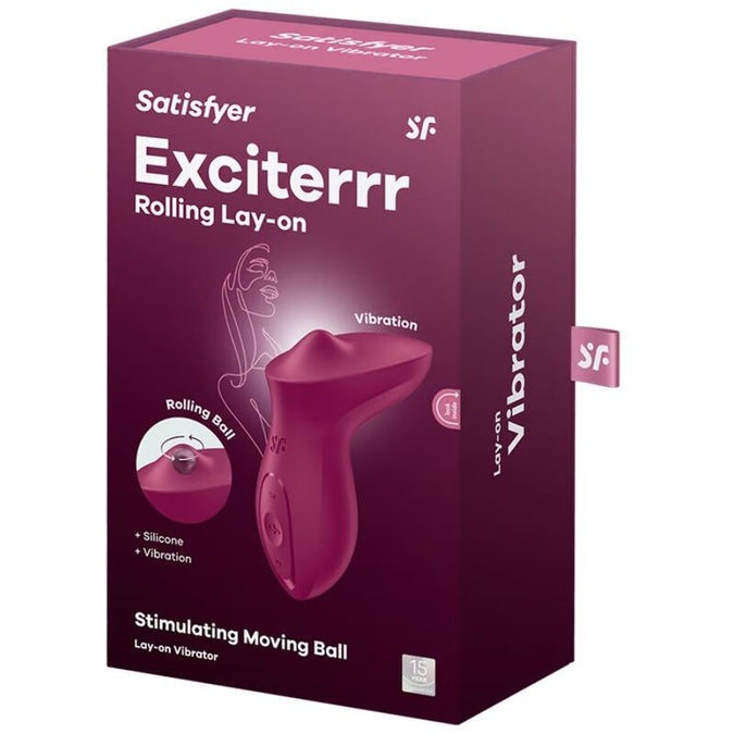 Satisfyer – Exciterrr Auflege-Vibrator für Klitoris Beerenfarbe