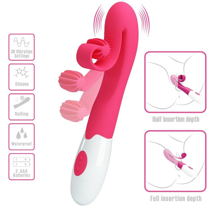 Romance – Pinker Vibrator und Stimulator 30 Geschwindigkeiten