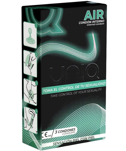 Uniq – Air Latex Free Female Condom 3 Units