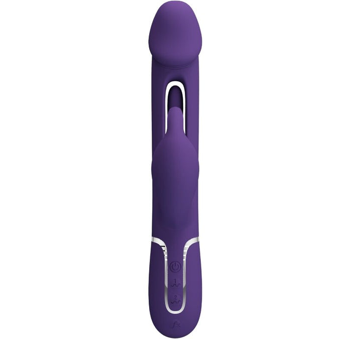 Pretty Love – Kampas Rabbit 3-in-1 Multifunktionsvibrator mit Zunge Violett