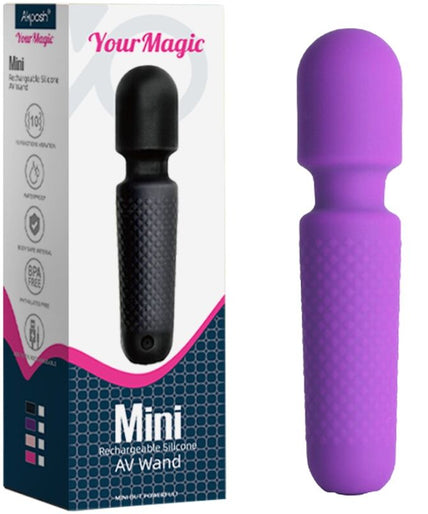 Armony – Your Magic Massager & Vibrator Rechargeable 10 Vibrations Wand Dots Purple