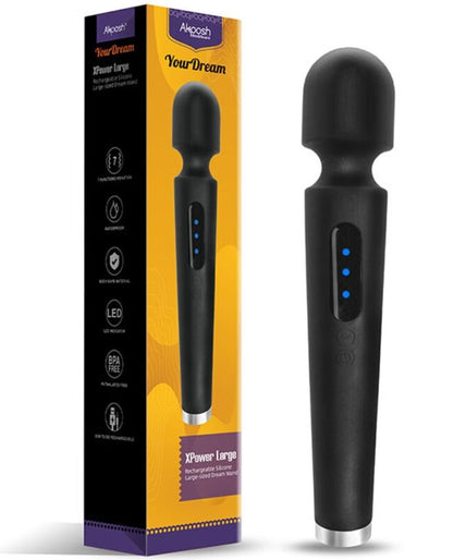 Armony – X Power Large Massager & Vibrator 7 Vibrations Black
