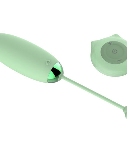 Armony – Kitty Fun Egg Vibrator Remote Control 10 Vibrations Green
