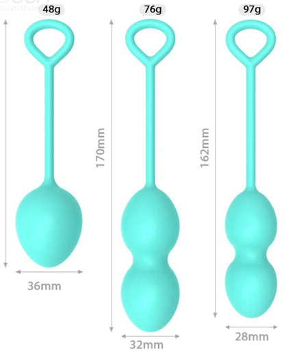 Armony – Anabiosis Vaginal Dumbbell 3 Levels Green