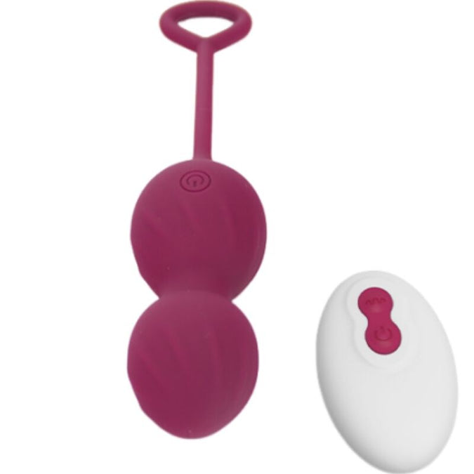Armony – Blossoms Vaginal-Dumbbell Vibration Fernbedienung 10 Vibrationen Dunkelrot