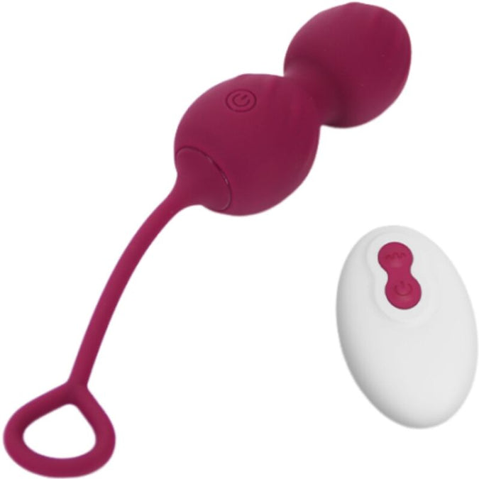 Armony – Blossoms Vaginal-Dumbbell Vibration Fernbedienung 10 Vibrationen Dunkelrot